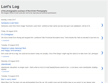 Tablet Screenshot of loris-log.ronerwin.com